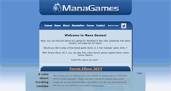 Desktop Screenshot of managames.com