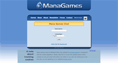 Desktop Screenshot of chat.managames.com